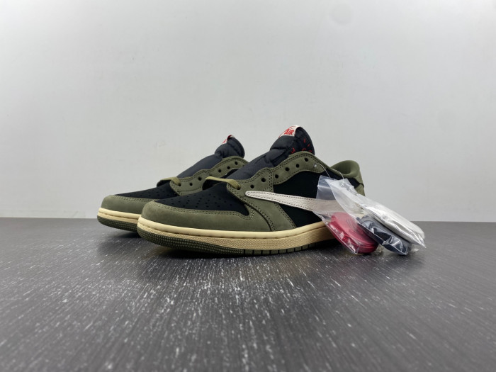 TRAVIS SCOTT X AIR JORDAN 1 LOW OG “BLACK OLIVE”DM7866-002