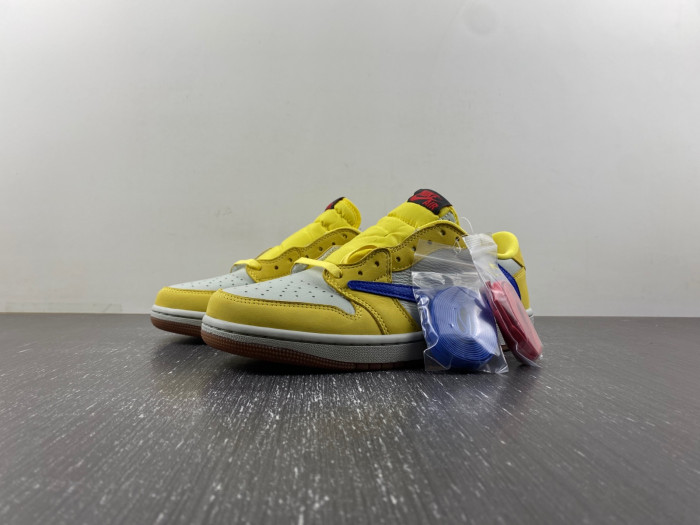 Travis Scott x Air Jordan 1 Low OG Canary DZ4137-700