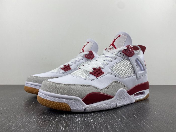 Nike SB x Air Jordan 4 Red and Gray DR5415-160