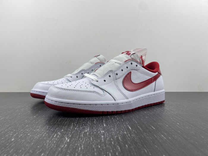 Air Jordan 1 Retro Low White Varsity Red 705329-101