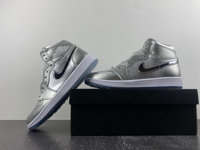 Air Jordan 1 High Golf Gift Giving Metallic Silver FD6815-001
