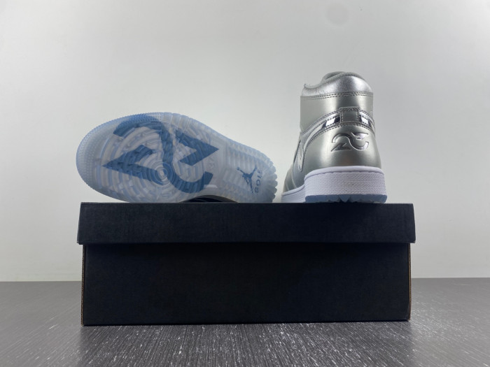 Air Jordan 1 High Golf Gift Giving Metallic Silver FD6815-001