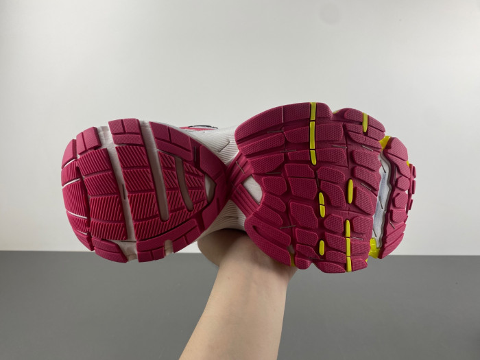 BLCG Stapler Sneaker in White/pink/neon Yellow/silver 803681-W3ST4-9571