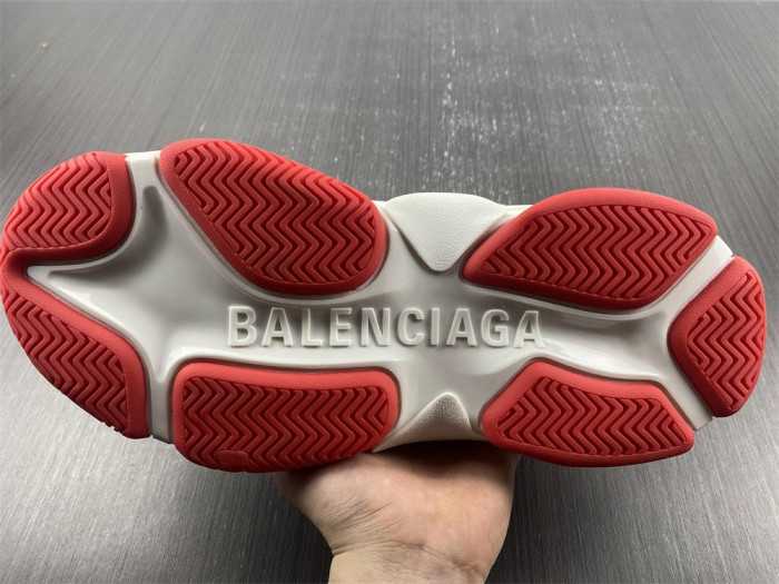 BLCG Sneaker Triple.s.Gomma white red 710021 W5RH1 0677