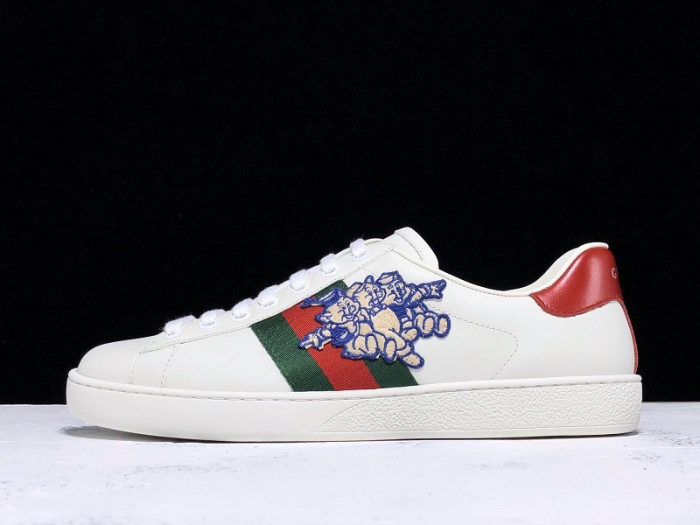 Gu66 Ace Embroidered Low-Top Sneaker