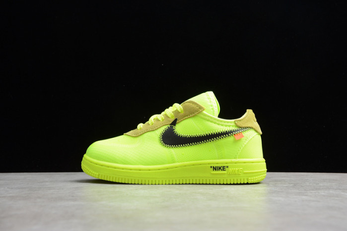 Air Force 1 TD x OFW VOLT HYPER JADE CONE Toddler BV0853-700