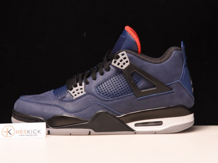 Air Jordan 4 WNTR Loyal Blue Habanero Red Black CQ9597-401