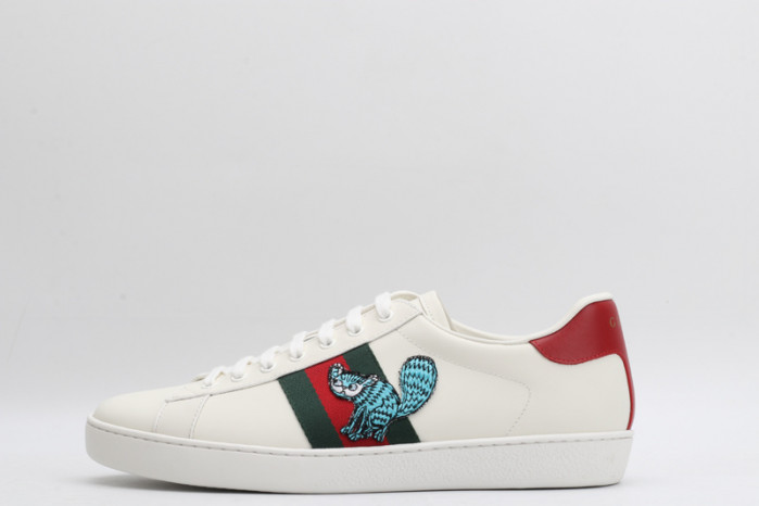 Gu66 Ace Embroidered Low-Top Sneaker