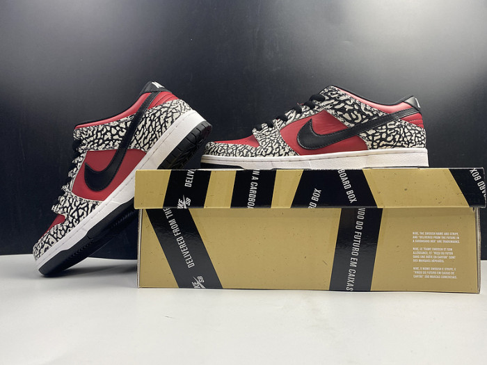 nike dunk sb low S*p*e red cement (2012) 313170-600