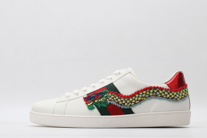 Gu66 Ace Embroidered Low-Top Sneaker