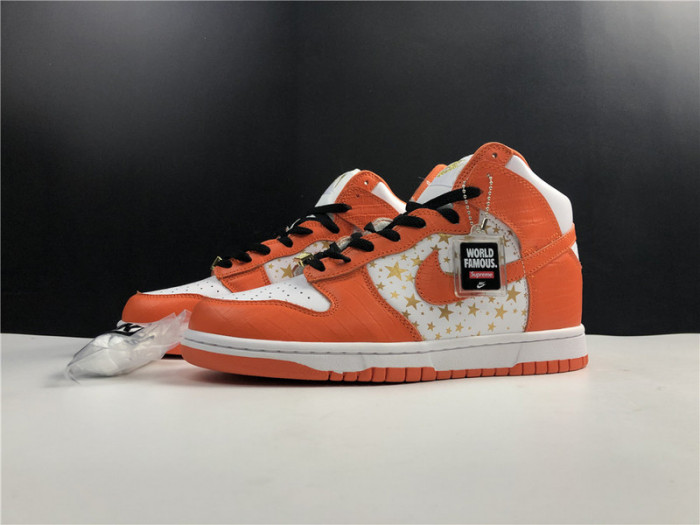 nike sb dunk high S*p*e orange 307385-181