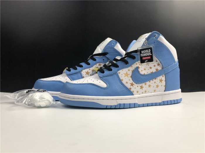 nike dunk high pro sb S*p*e blue stars 307385-141