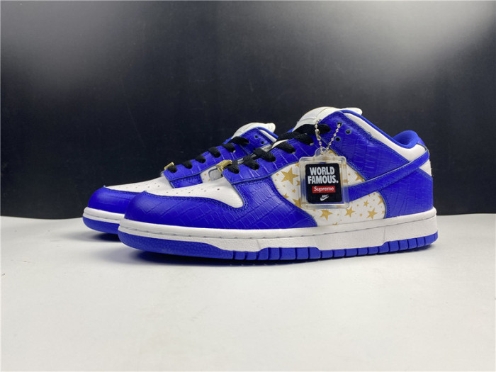 nike sb dunk low S*p*e stars hyper royal (2021) dh3228-100