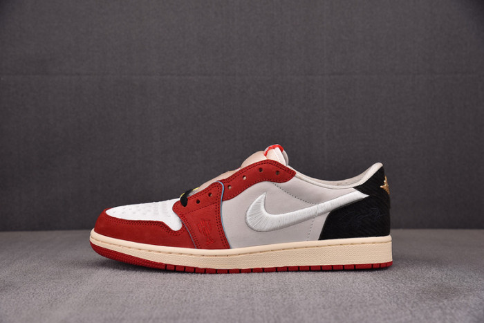 Air Jordan 1 Retro Low OG Trophy Room Rookie Card Home (Numbered) (with Numbered Trading Card) HV6157-100