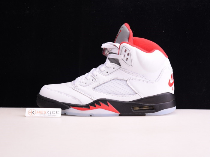 Air Jordan 5 Retro Fire Red Silver Tongue (2020) DA1911-102