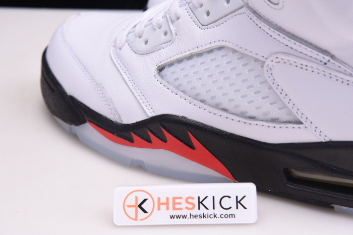 Air Jordan 5 Retro Fire Red Silver Tongue (2020) DA1911-102