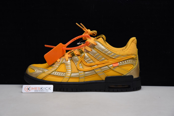 OFW NIKE AIR RUBBER DUNK “UNIVERSITY GOLD” CU6015-700