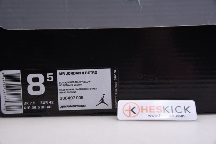 Air Jordan 4 Retro Thunder (2012) 308497-008