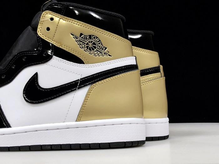 Jordan 1 Retro High NRG Patent Gold Toe 861428-007