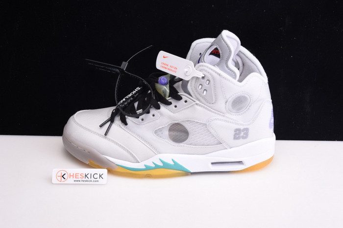 Air​ Jordan 5 OFW GREY GREEN CT8480-105